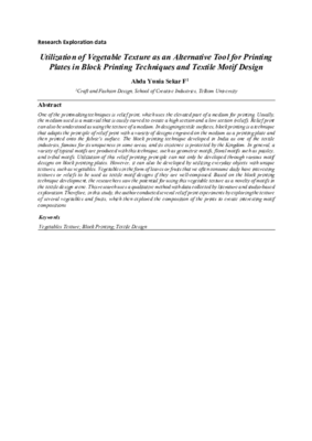 Data 1 - Utilization of Vegetable Texture as an Alternative Tool for Printing Plates in Block Printing Techniques and Textile Motif Design - Data Eksplorasi.pdf