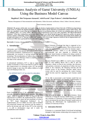 E-Business Analysis of Garut University (UNIGA) Using The Business Model Canvas.pdf