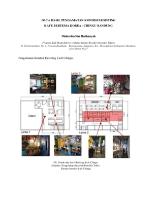 Kondisi Eksisting Café Chingu dan pengamatan kondisi.pdf