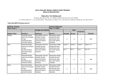 Data analisis MFA resiko cidera posisi proning.pdf